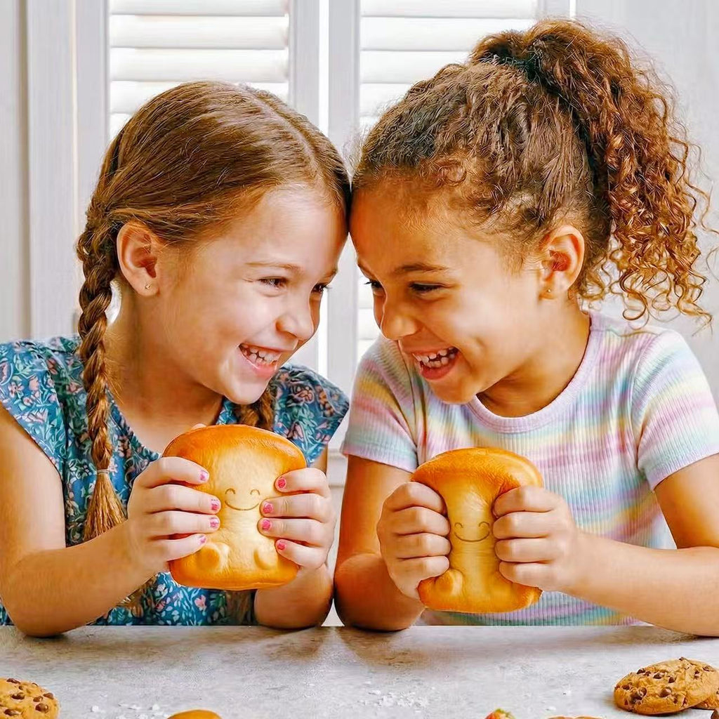 SENSE RIOT | Kawaii Animal Bakery Squishy Collection - Slow-Rebound Tiger Roll, Lamb Bun & Smiley Toast - Ultimate Stress Relief Desk Toy & Aesthetic Decor