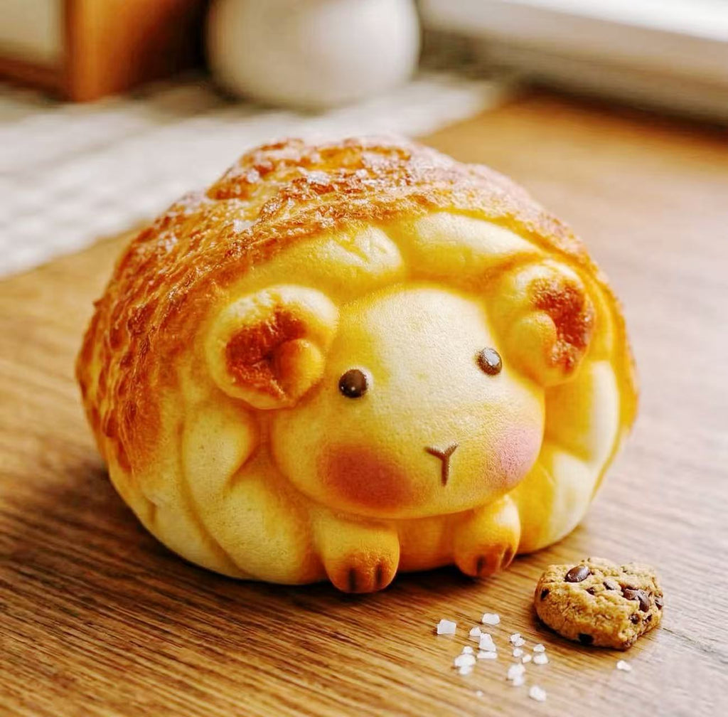 SENSE RIOT | Kawaii Animal Bakery Squishy Collection - Slow-Rebound Tiger Roll, Lamb Bun & Smiley Toast - Ultimate Stress Relief Desk Toy & Aesthetic Decor