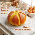 SENSE RIOT | 3D Korean Garlic Bread Squishy - Jumbo Slow-Rebound Cheese Cream Bun - Realistic Foodie Stress Relief Fidget Toy
