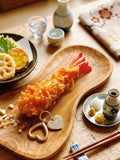 Hyper-Realistic Tempura Shrimp Keychain — Handmade Simulation Fried Prawn Bag Charm — Funny Foodie Gift & Kawaii Accessory