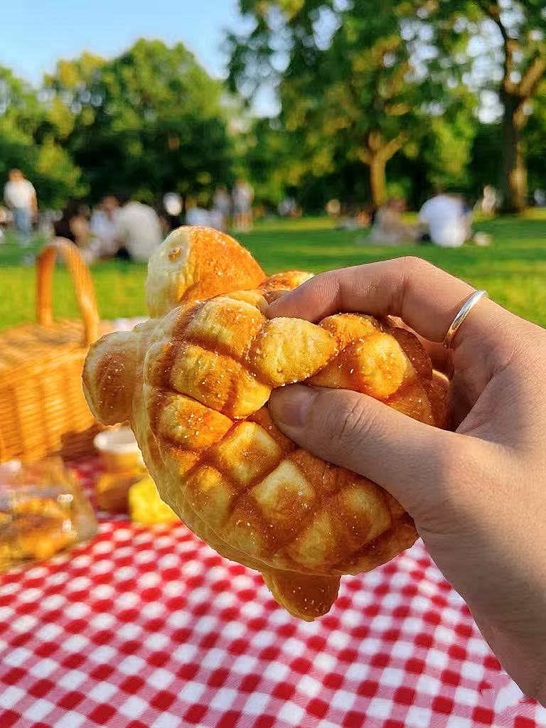 Jumbo Turtle Melonpan Squishy — Ultra-Soft Slow Rising Bread Bun Stress Toy — Realistic Scented Kawaii Fidget