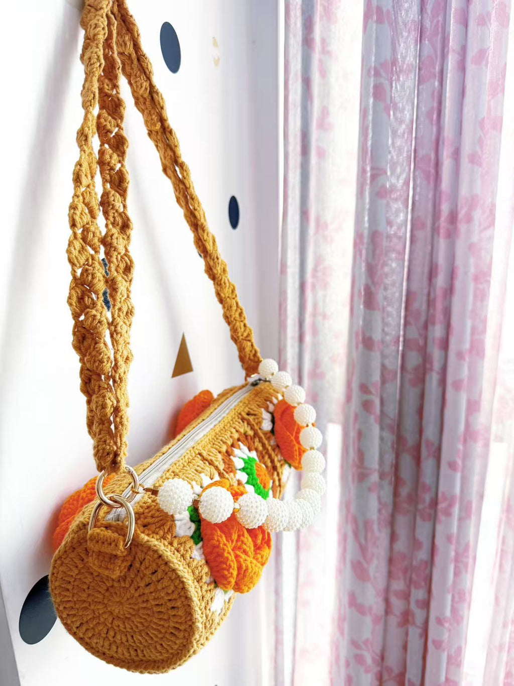 Handmade Crochet Bag, 2-Way Shoulder & Crossbody Purse, Artisan Woven Handbag, Stylish Knit Tote, Boho Chic Summer Bag, Gift, Knot Riot